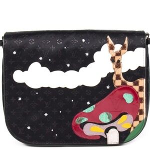 LOUIS VUITTON CONTE DE FEES GIRAFFE BAG BLACK/MULTICOLOUR